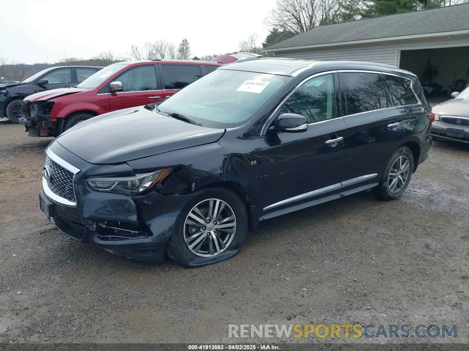 2 Photograph of a damaged car 5N1DL0MM2LC514730 INFINITI QX60 2020