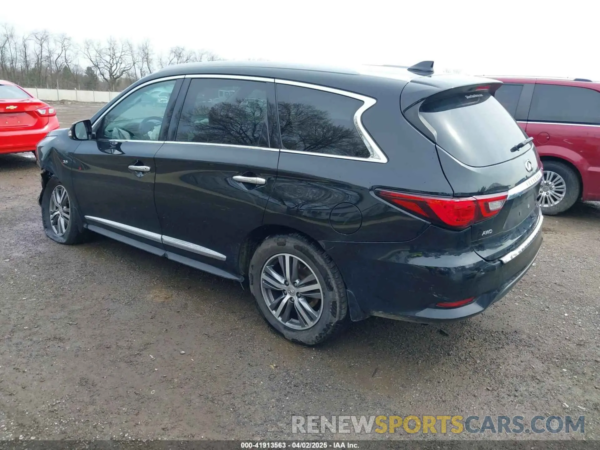 3 Photograph of a damaged car 5N1DL0MM2LC514730 INFINITI QX60 2020