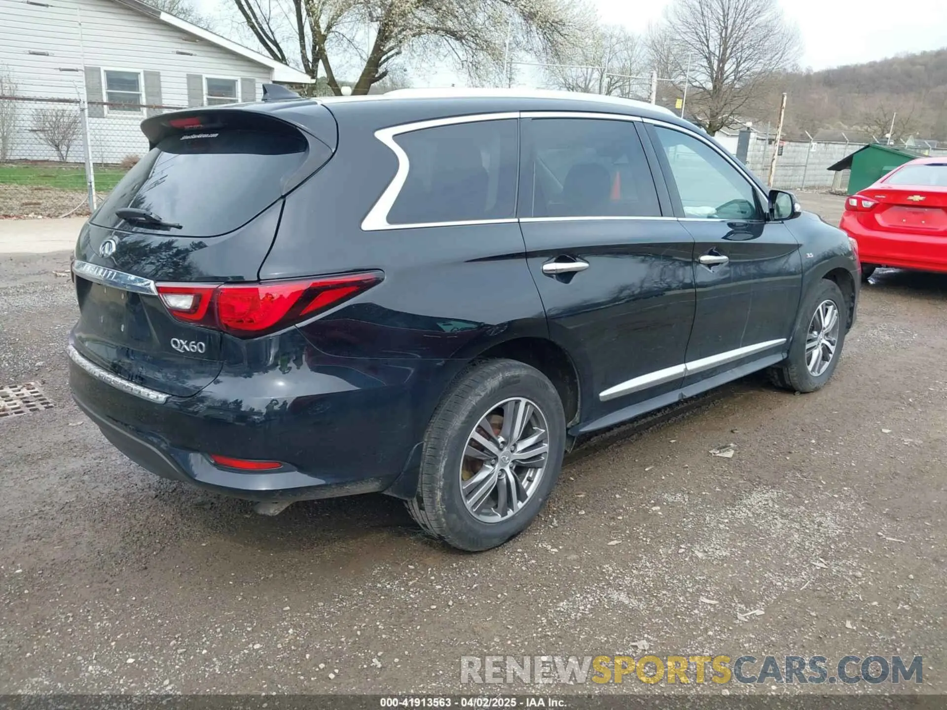 4 Photograph of a damaged car 5N1DL0MM2LC514730 INFINITI QX60 2020