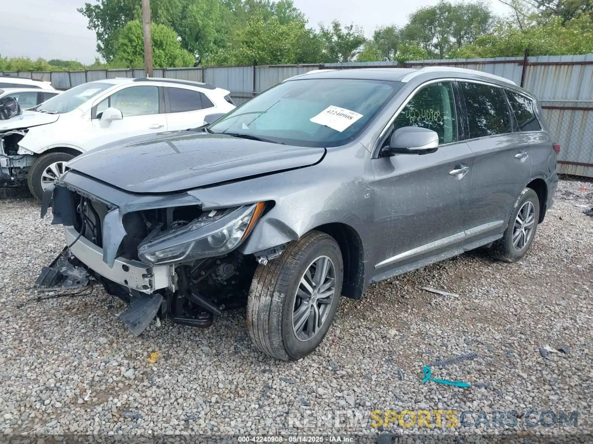 2 Photograph of a damaged car 5N1DL0MM2LC517417 INFINITI QX60 2020