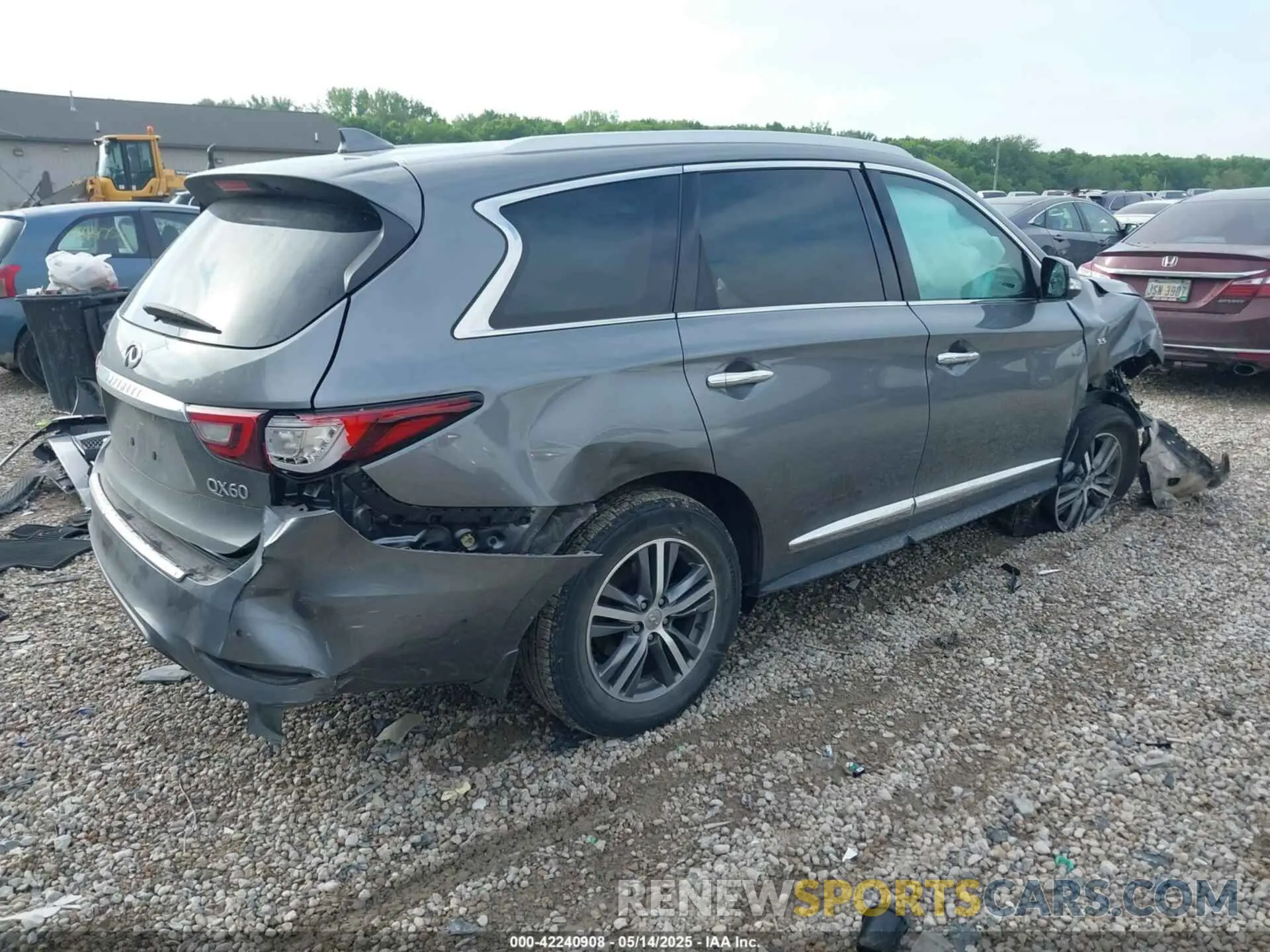 4 Photograph of a damaged car 5N1DL0MM2LC517417 INFINITI QX60 2020