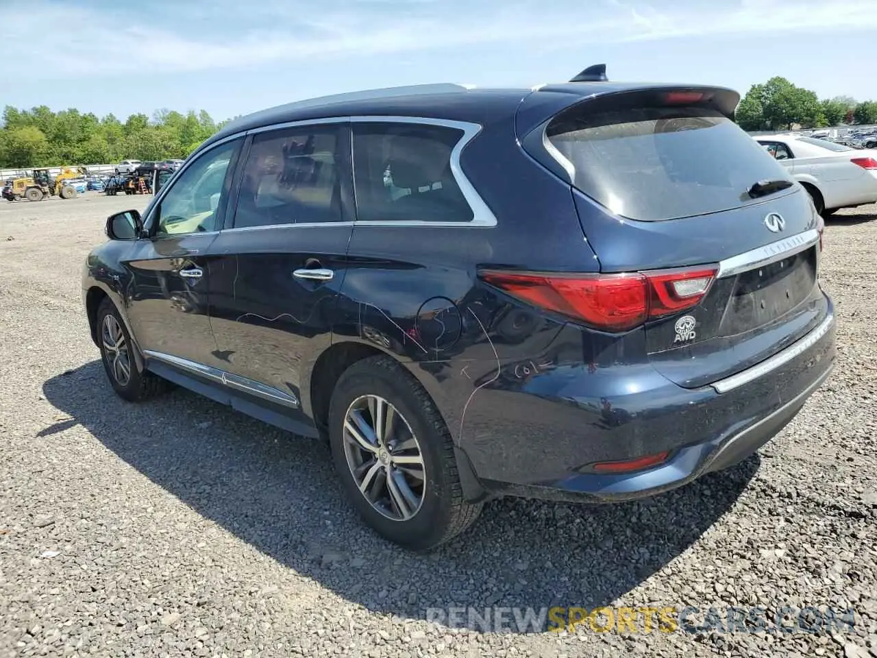 2 Photograph of a damaged car 5N1DL0MM2LC528742 INFINITI QX60 2020
