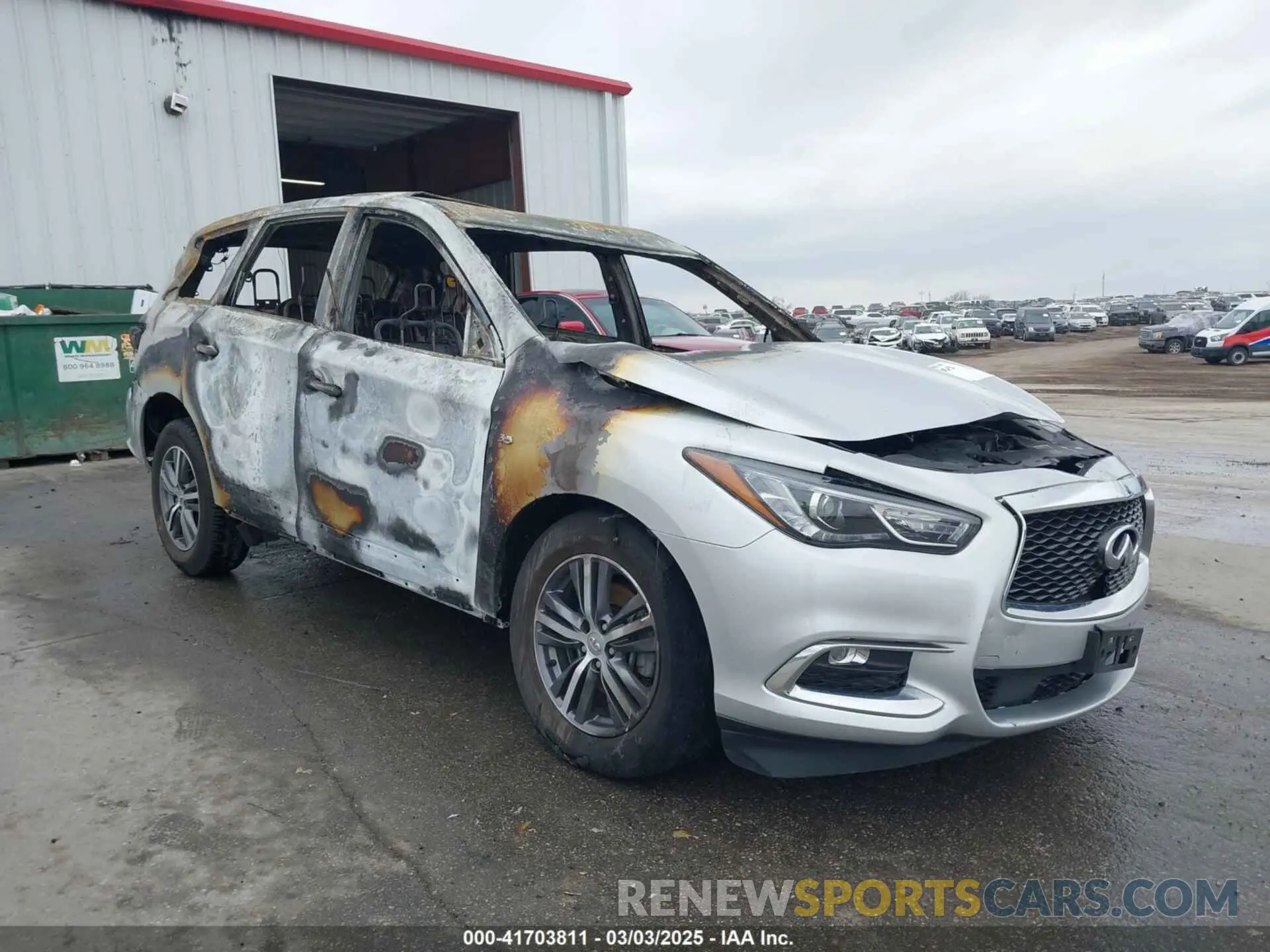 1 Photograph of a damaged car 5N1DL0MM2LC530197 INFINITI QX60 2020