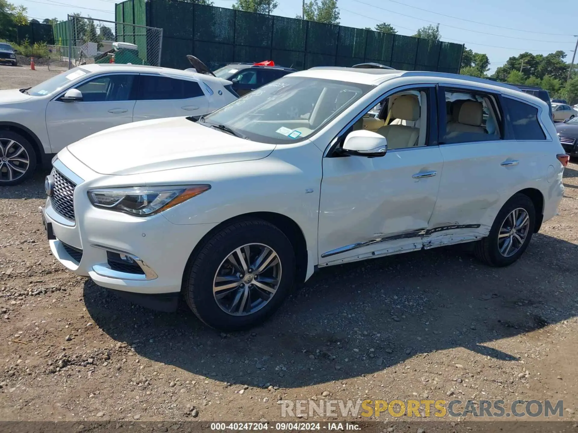2 Photograph of a damaged car 5N1DL0MM2LC531608 INFINITI QX60 2020