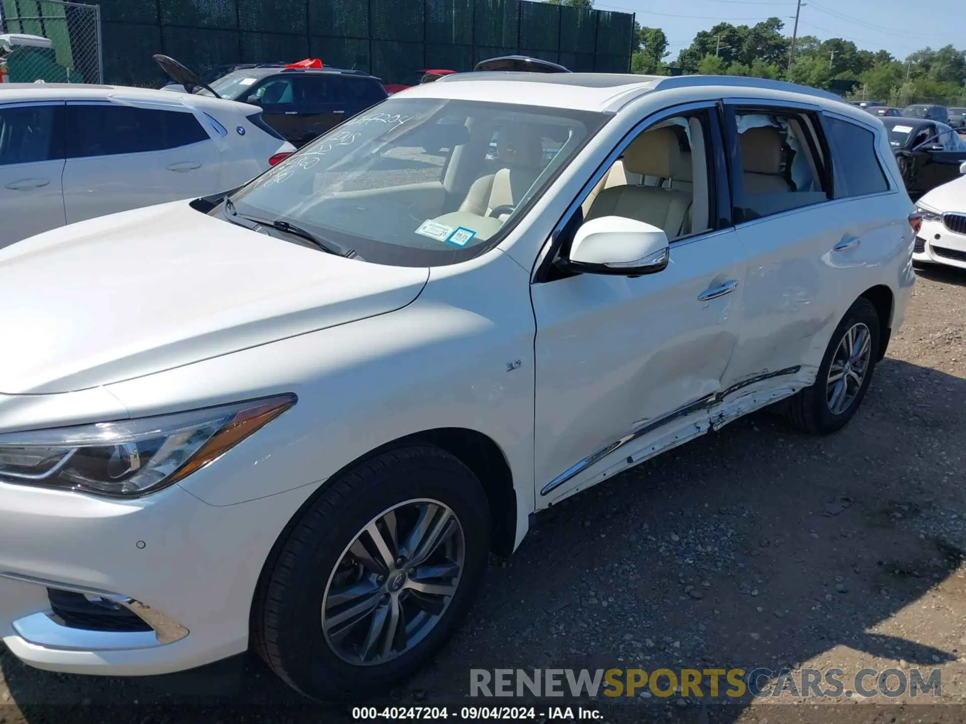 6 Photograph of a damaged car 5N1DL0MM2LC531608 INFINITI QX60 2020