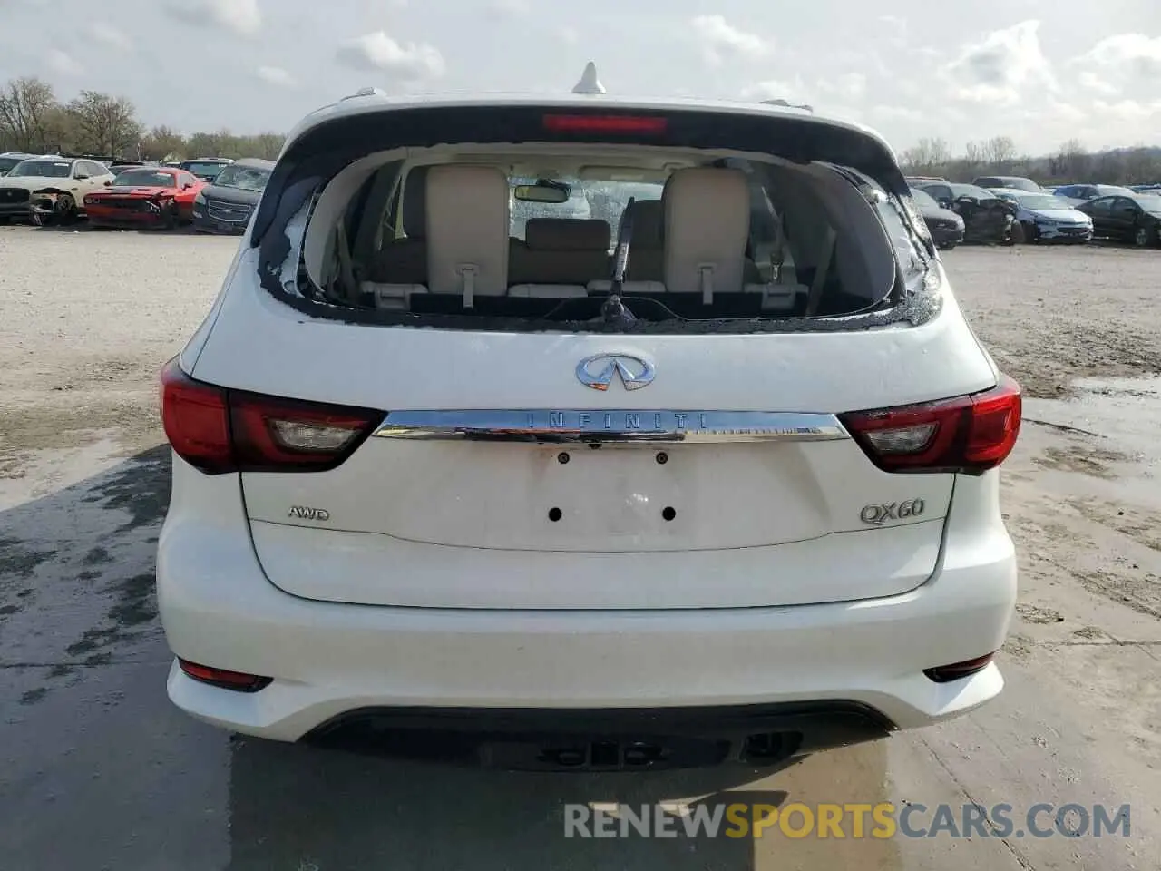 6 Photograph of a damaged car 5N1DL0MM2LC533522 INFINITI QX60 2020