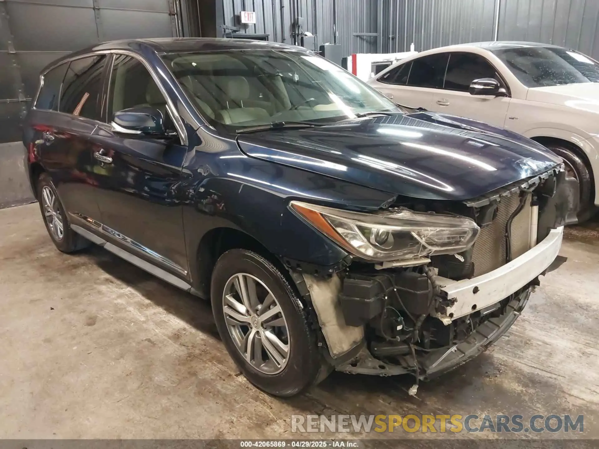 1 Photograph of a damaged car 5N1DL0MM3LC501047 INFINITI QX60 2020
