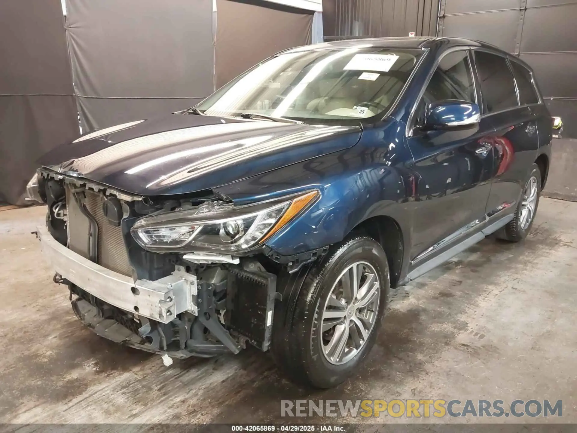 2 Photograph of a damaged car 5N1DL0MM3LC501047 INFINITI QX60 2020