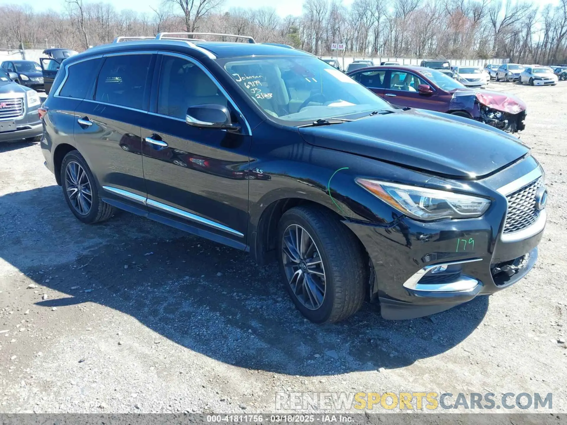 1 Photograph of a damaged car 5N1DL0MM3LC505986 INFINITI QX60 2020