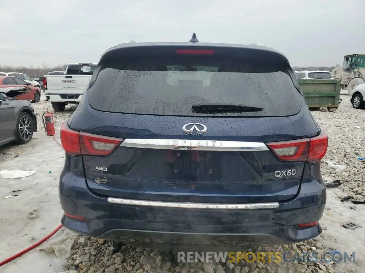 6 Photograph of a damaged car 5N1DL0MM3LC510587 INFINITI QX60 2020