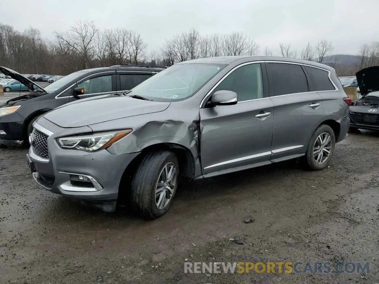 1 Photograph of a damaged car 5N1DL0MM3LC524781 INFINITI QX60 2020