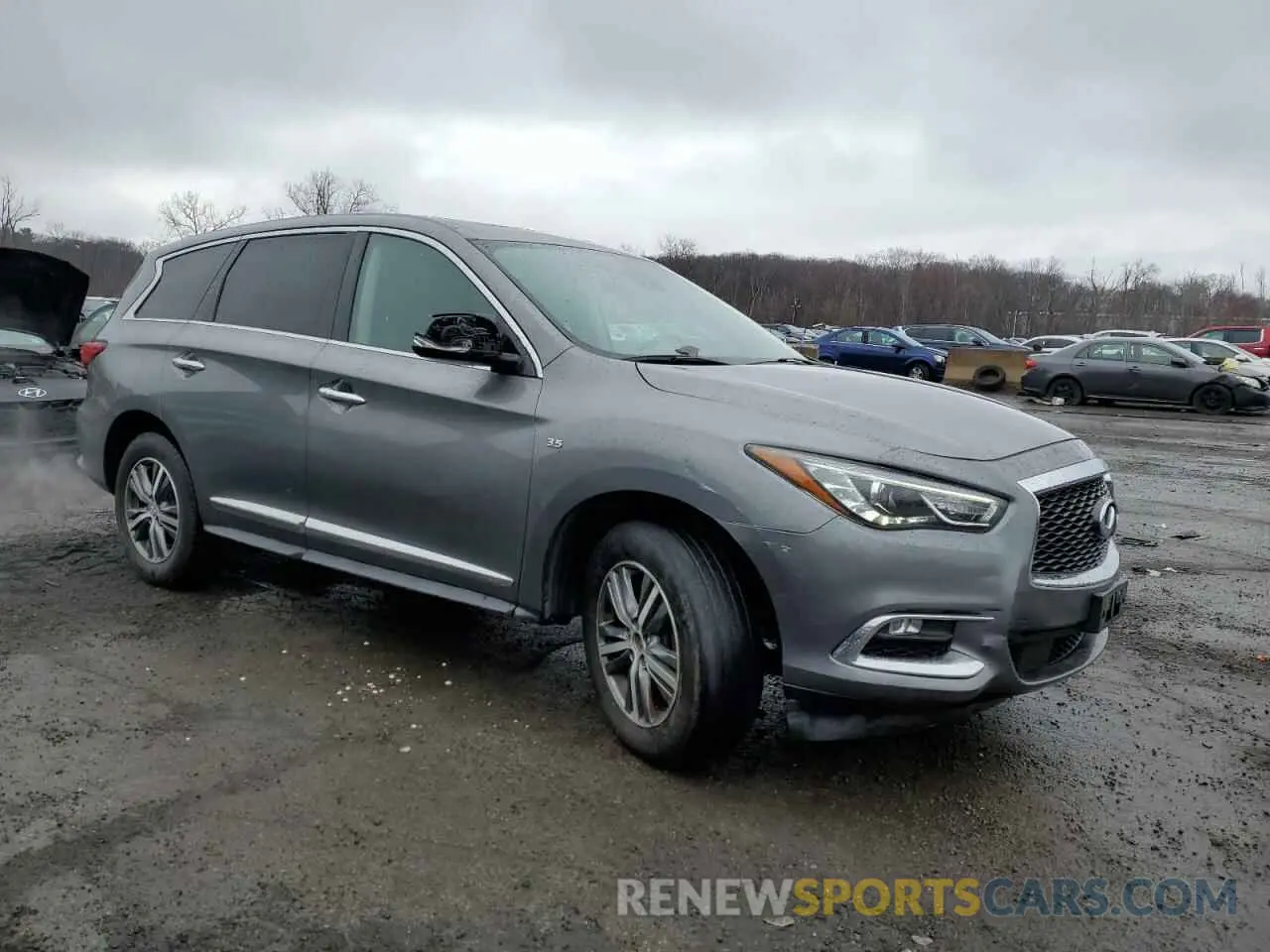 4 Photograph of a damaged car 5N1DL0MM3LC524781 INFINITI QX60 2020