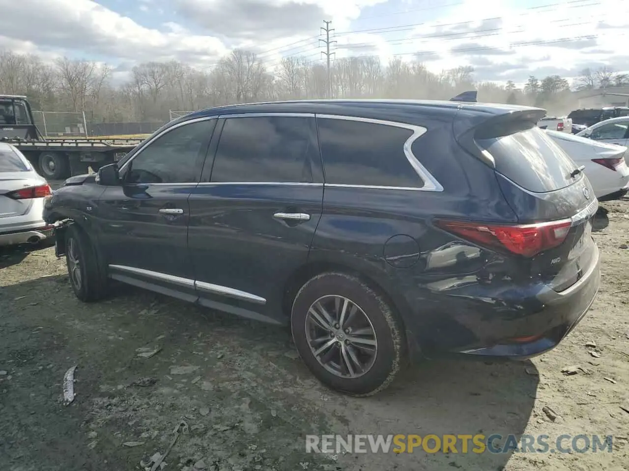 2 Photograph of a damaged car 5N1DL0MM4LC518553 INFINITI QX60 2020