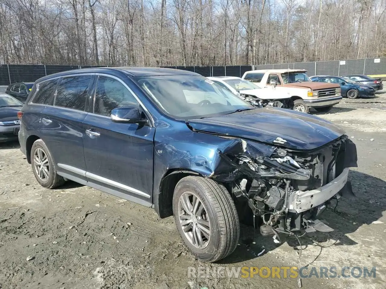 4 Photograph of a damaged car 5N1DL0MM4LC518553 INFINITI QX60 2020