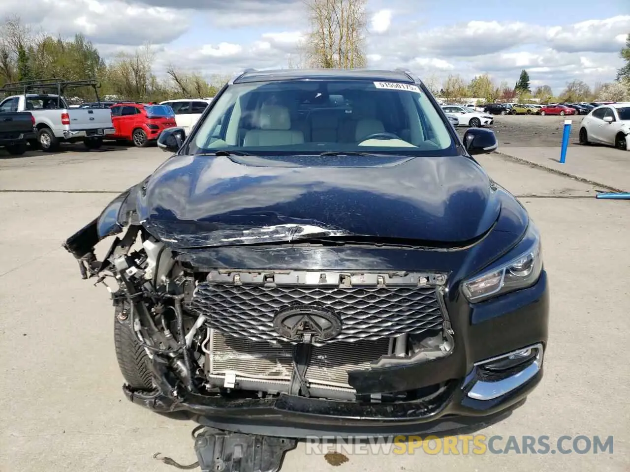 5 Photograph of a damaged car 5N1DL0MM4LC524708 INFINITI QX60 2020