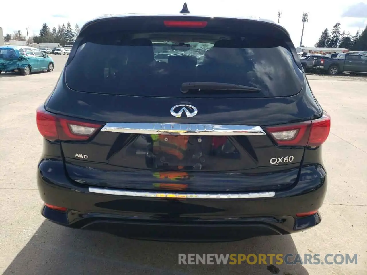 6 Photograph of a damaged car 5N1DL0MM4LC524708 INFINITI QX60 2020