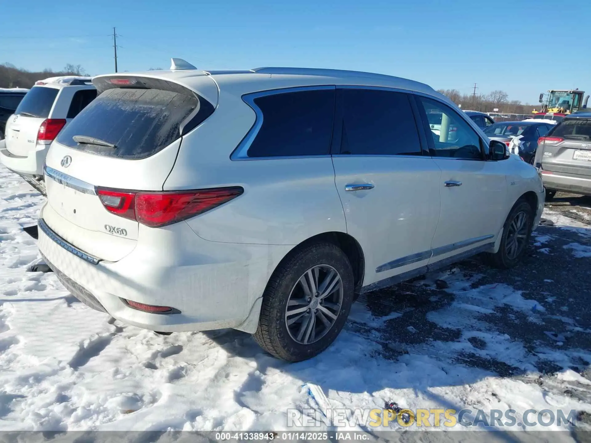 4 Photograph of a damaged car 5N1DL0MM4LC526247 INFINITI QX60 2020