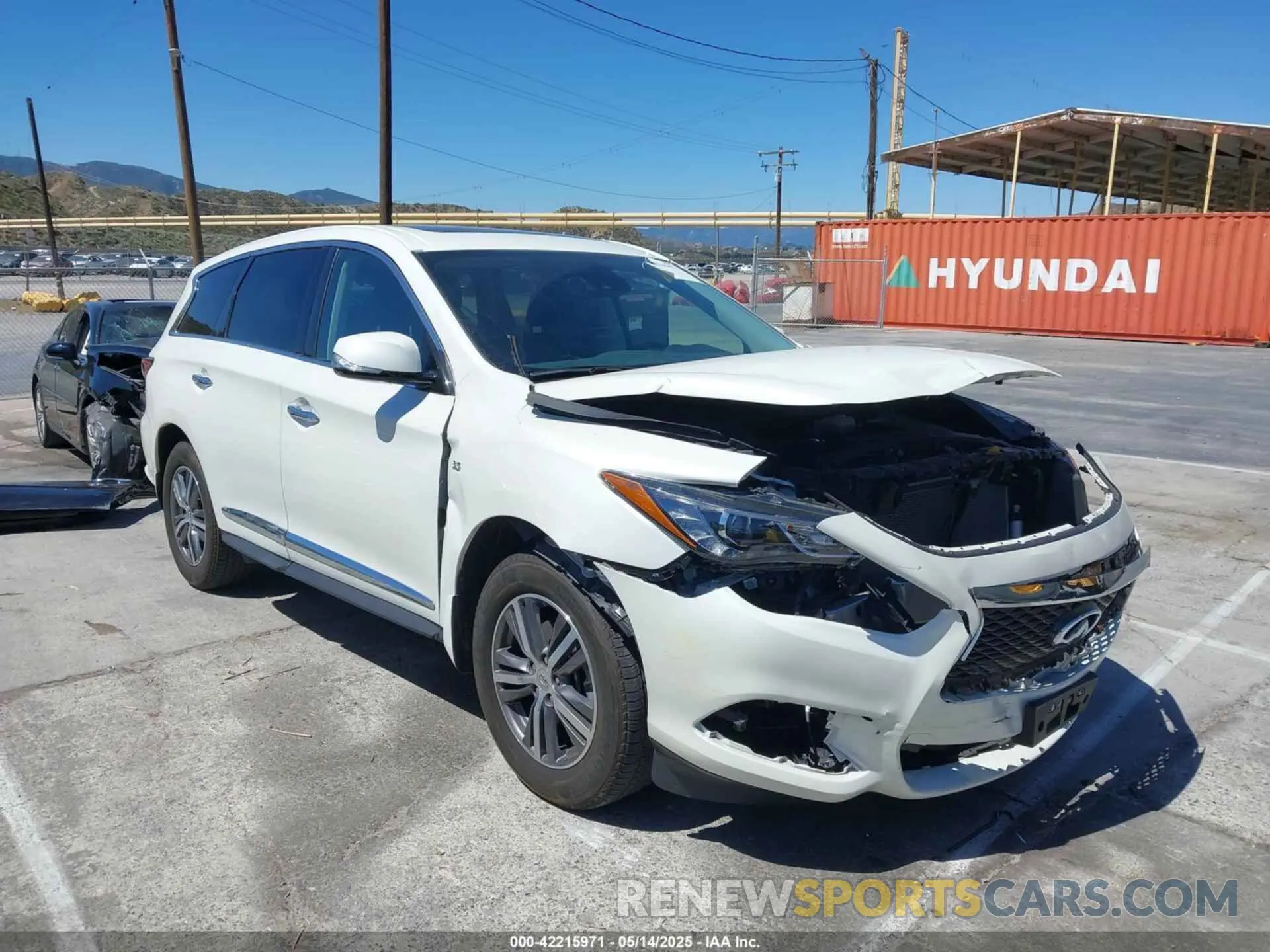 1 Photograph of a damaged car 5N1DL0MM4LC538947 INFINITI QX60 2020