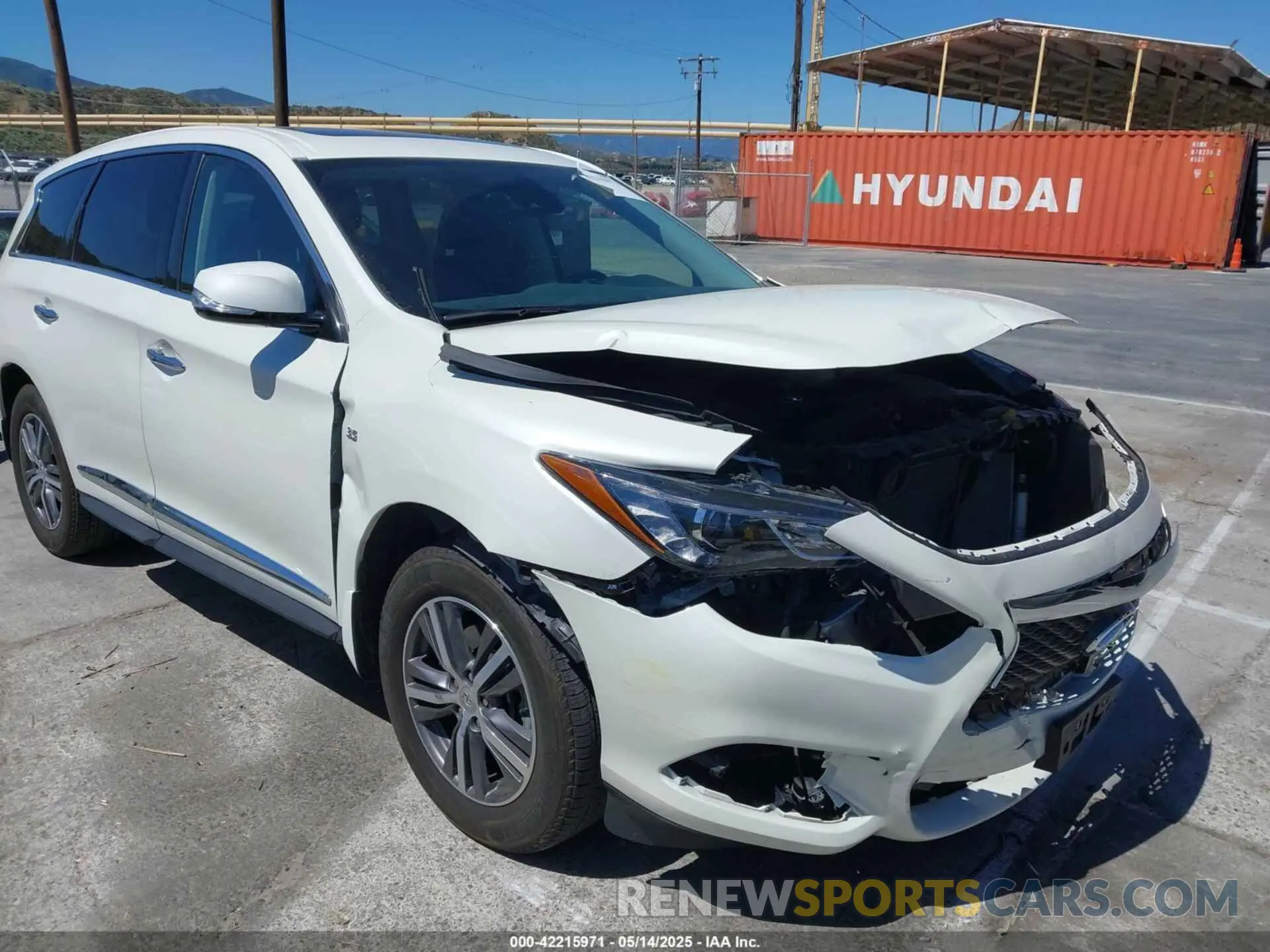 6 Photograph of a damaged car 5N1DL0MM4LC538947 INFINITI QX60 2020