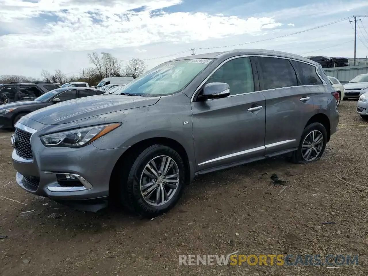 1 Photograph of a damaged car 5N1DL0MM4LC540102 INFINITI QX60 2020