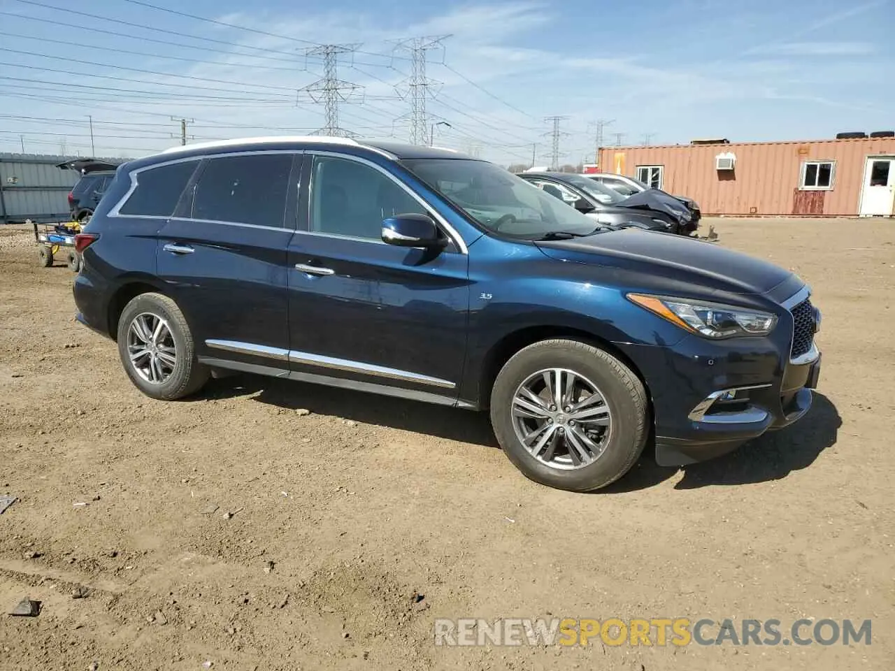 4 Photograph of a damaged car 5N1DL0MM5LC508386 INFINITI QX60 2020