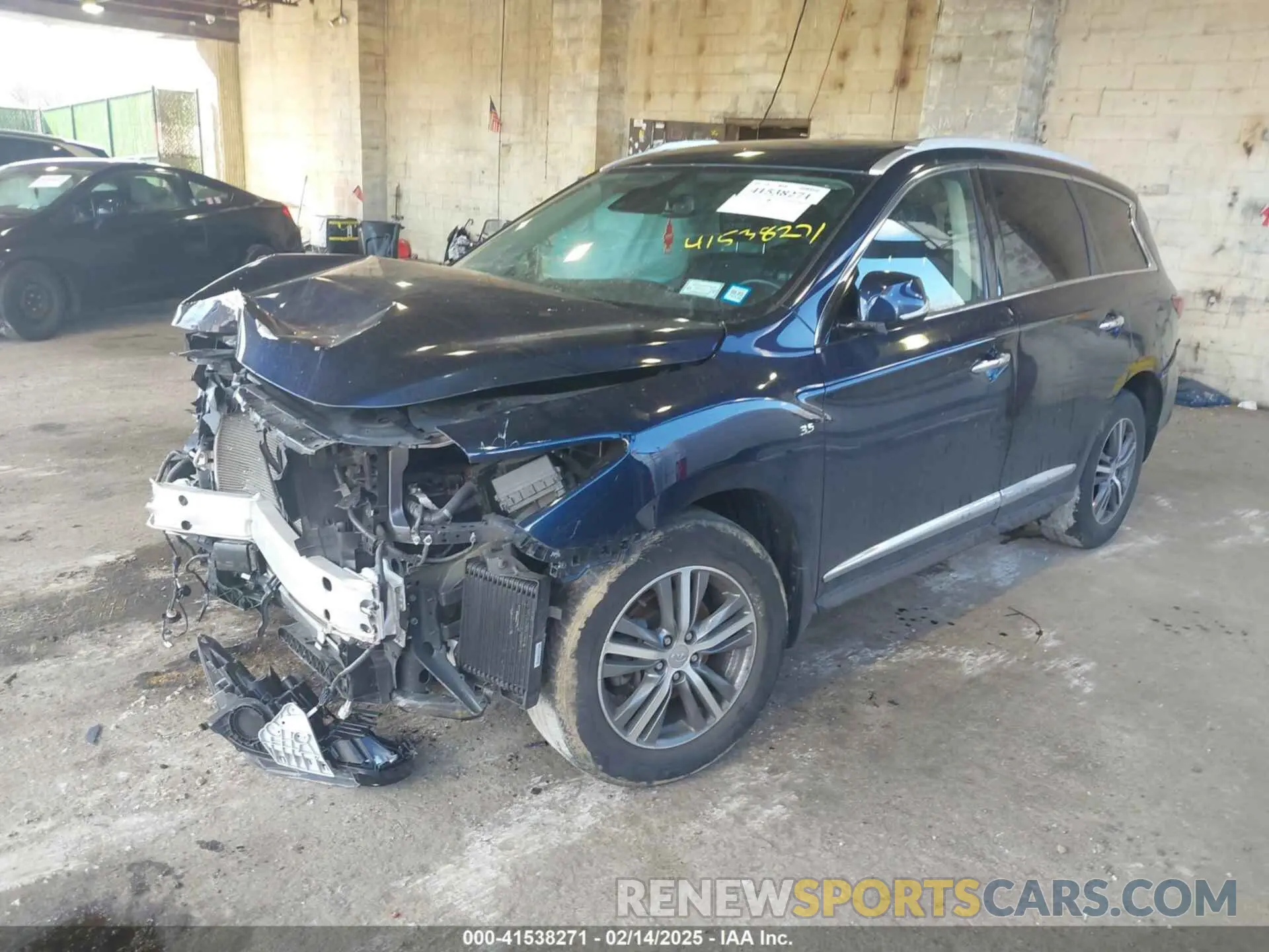 2 Photograph of a damaged car 5N1DL0MM5LC513491 INFINITI QX60 2020