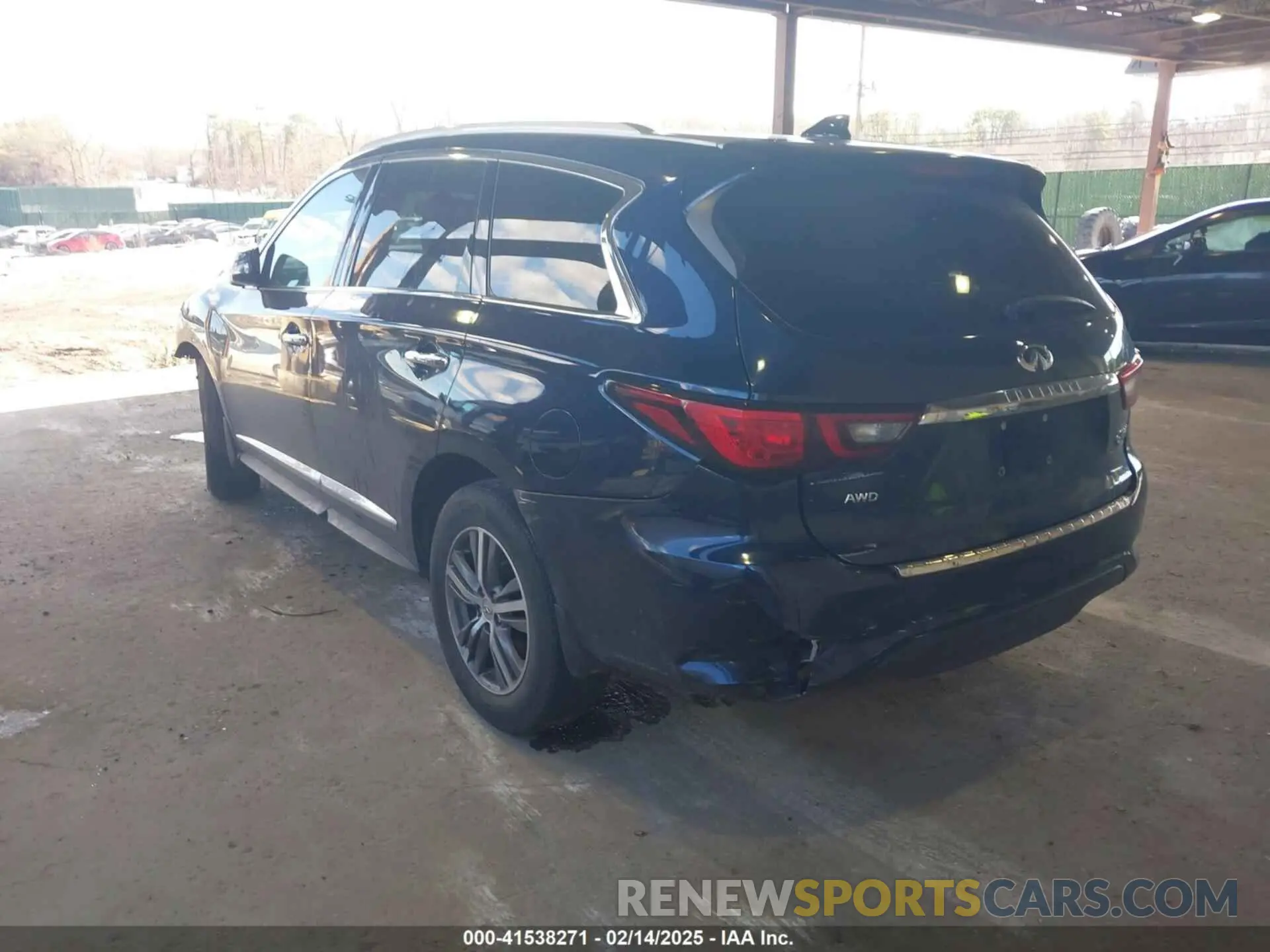 3 Photograph of a damaged car 5N1DL0MM5LC513491 INFINITI QX60 2020
