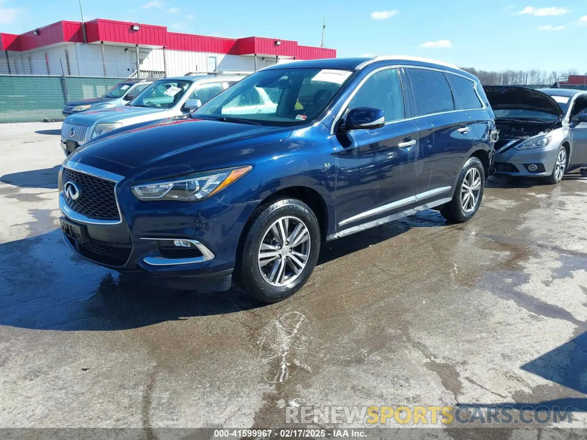 2 Photograph of a damaged car 5N1DL0MM5LC518335 INFINITI QX60 2020