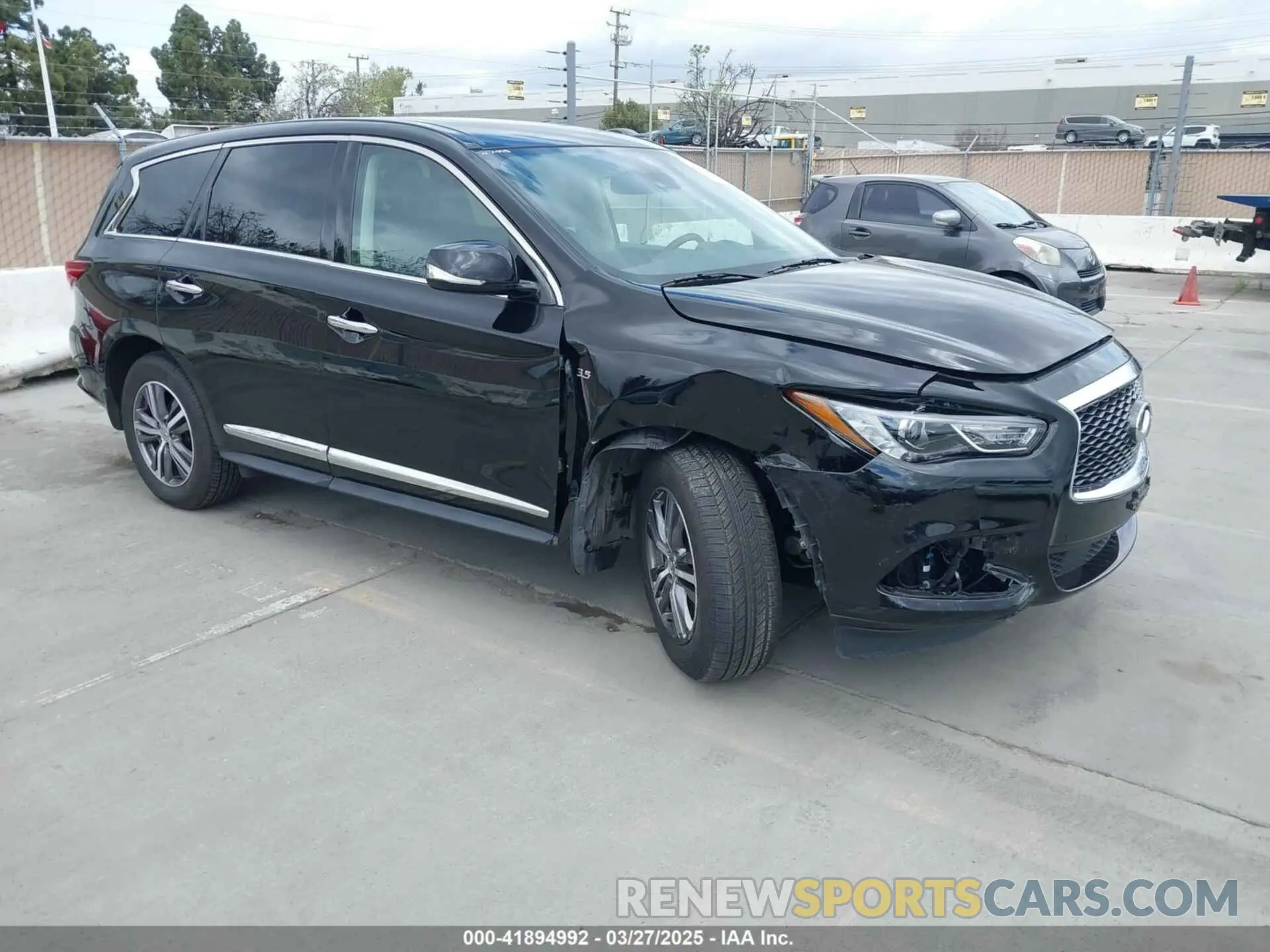 1 Photograph of a damaged car 5N1DL0MM5LC540433 INFINITI QX60 2020