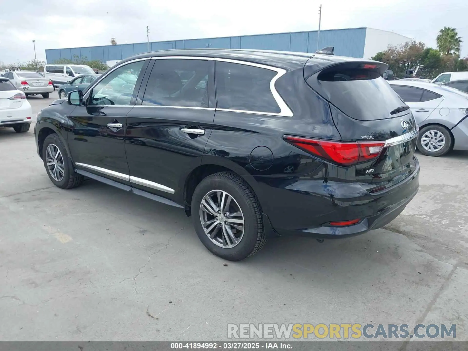 3 Photograph of a damaged car 5N1DL0MM5LC540433 INFINITI QX60 2020