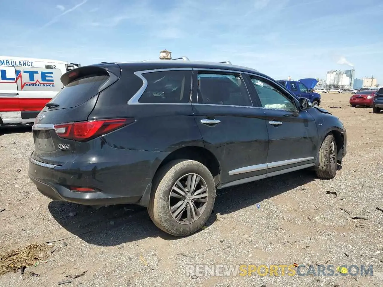 3 Photograph of a damaged car 5N1DL0MM5LC541002 INFINITI QX60 2020