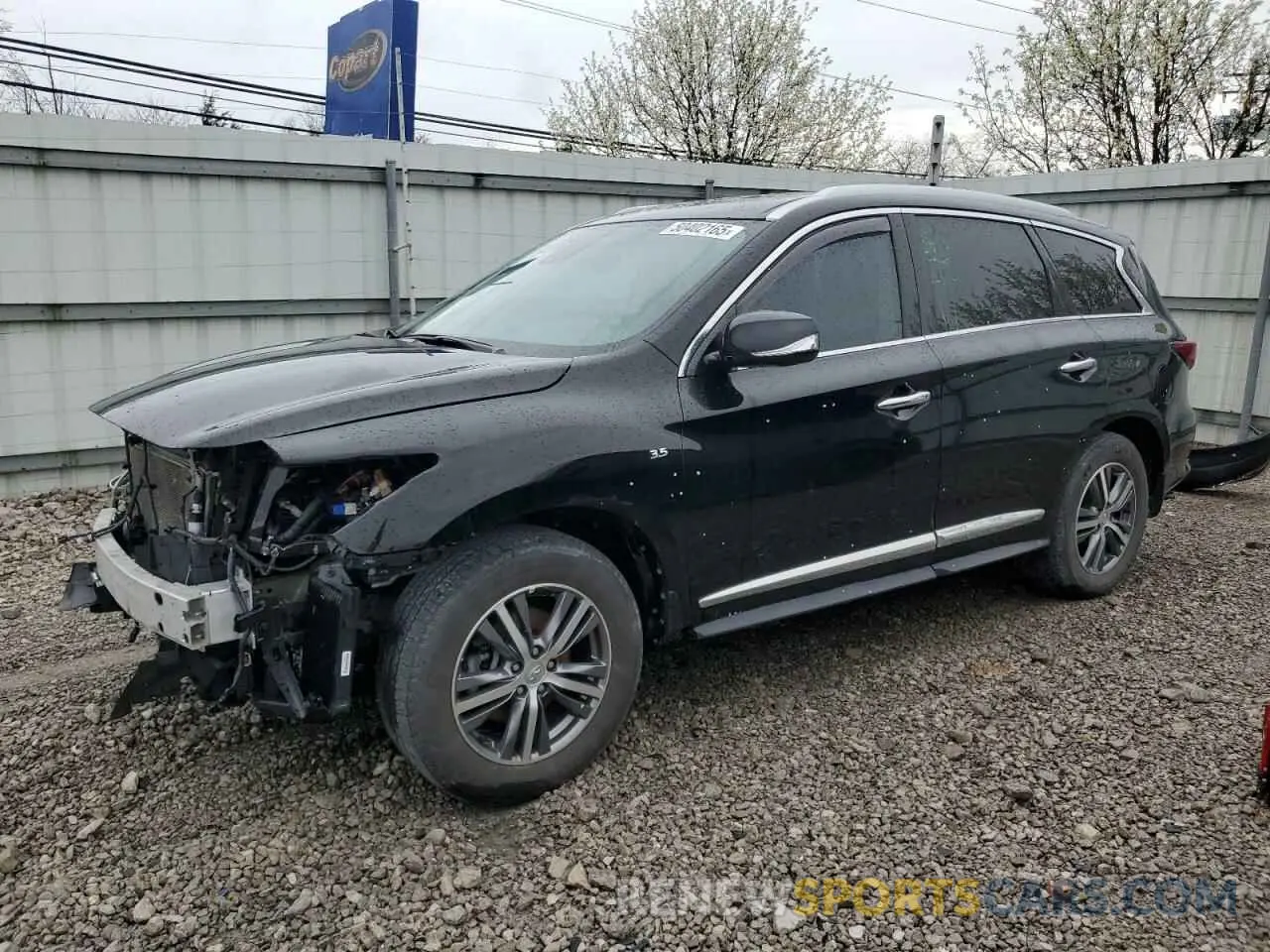 1 Photograph of a damaged car 5N1DL0MM6LC517551 INFINITI QX60 2020