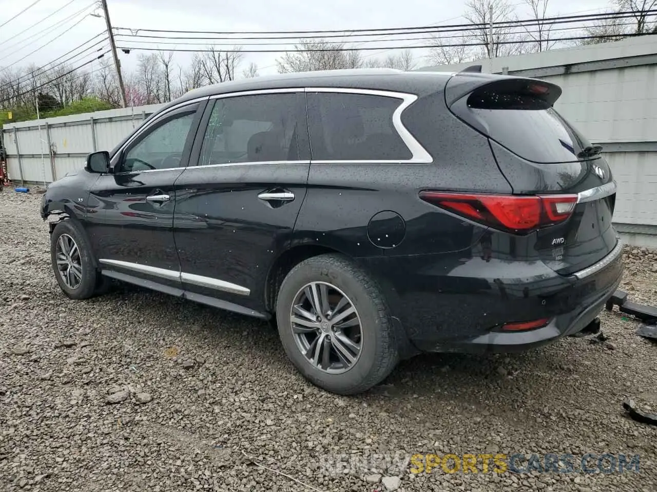 2 Photograph of a damaged car 5N1DL0MM6LC517551 INFINITI QX60 2020