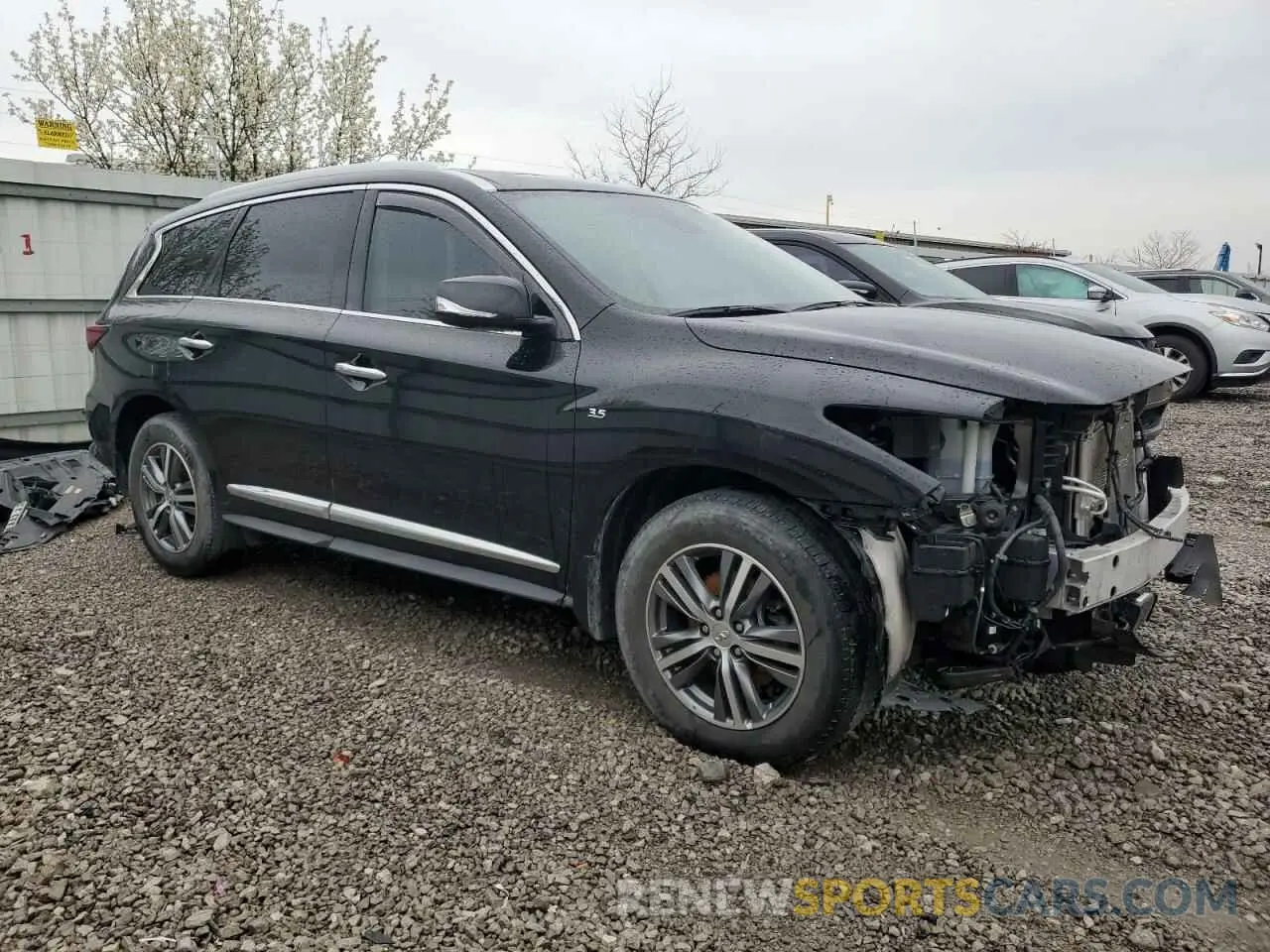 4 Photograph of a damaged car 5N1DL0MM6LC517551 INFINITI QX60 2020