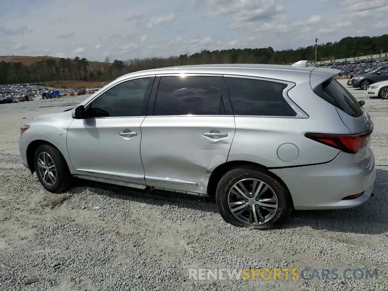 2 Photograph of a damaged car 5N1DL0MM6LC528582 INFINITI QX60 2020