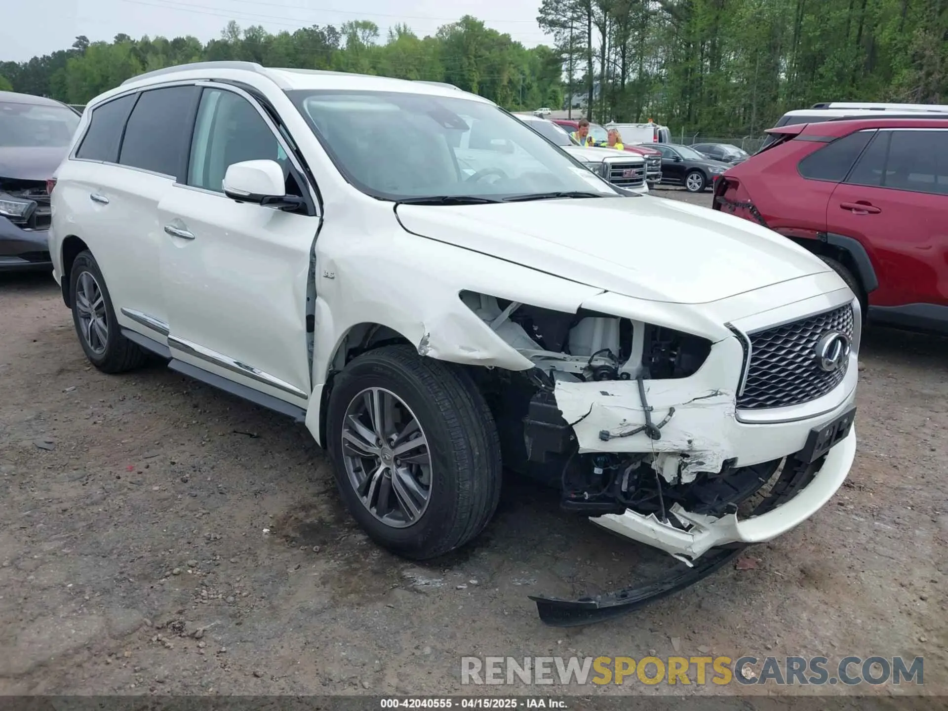 1 Photograph of a damaged car 5N1DL0MM8LC513355 INFINITI QX60 2020