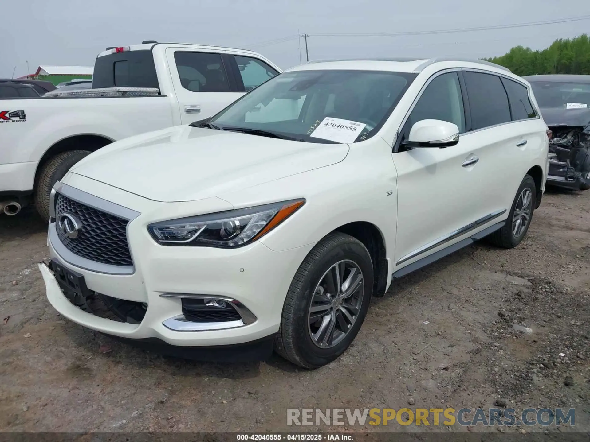 2 Photograph of a damaged car 5N1DL0MM8LC513355 INFINITI QX60 2020