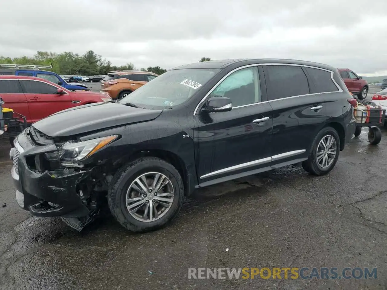 1 Photograph of a damaged car 5N1DL0MM8LC517826 INFINITI QX60 2020