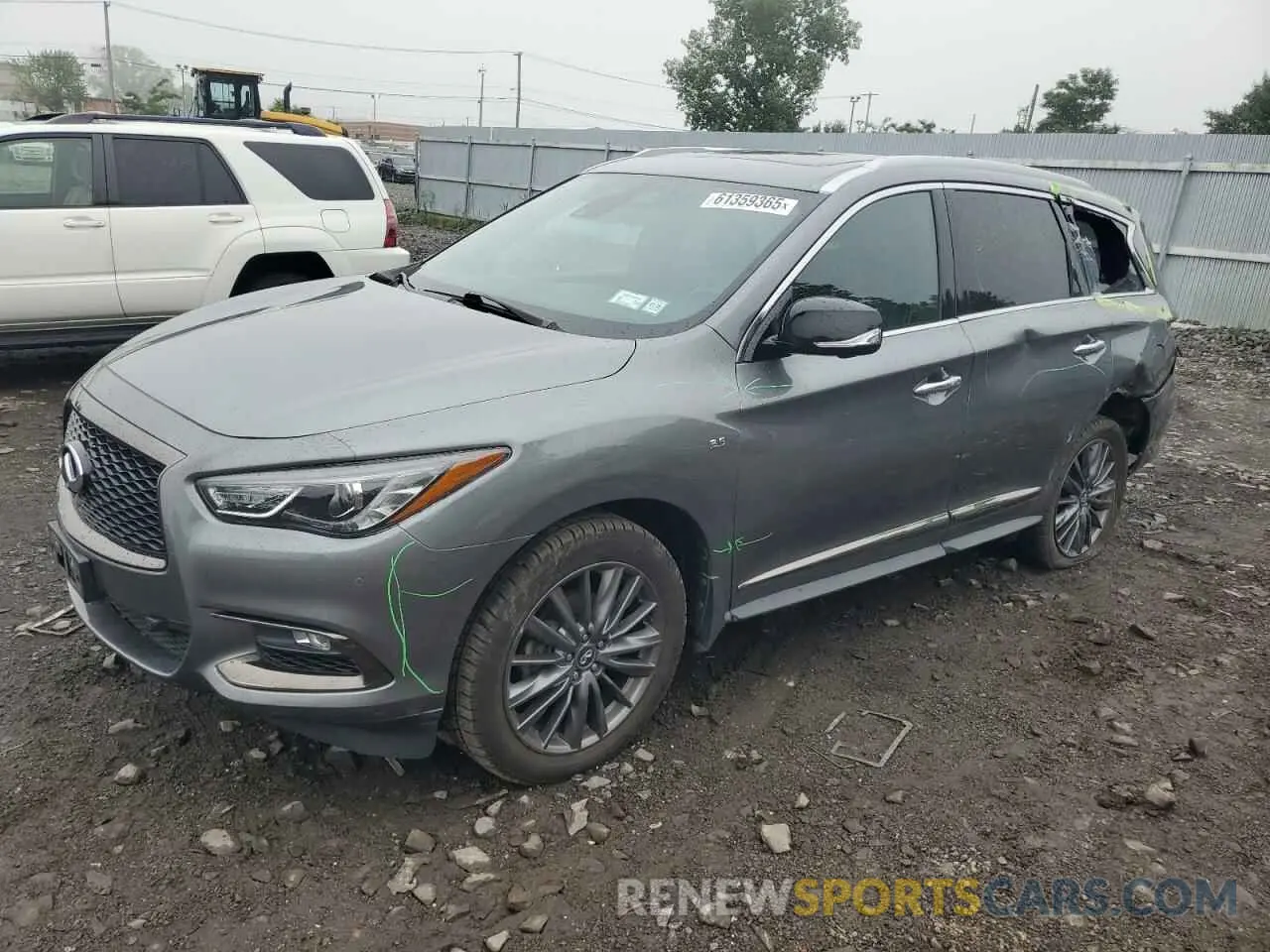 1 Photograph of a damaged car 5N1DL0MM8LC534352 INFINITI QX60 2020