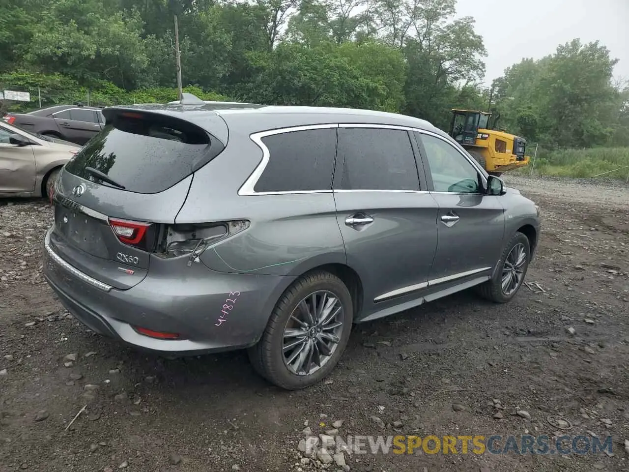 3 Photograph of a damaged car 5N1DL0MM8LC534352 INFINITI QX60 2020