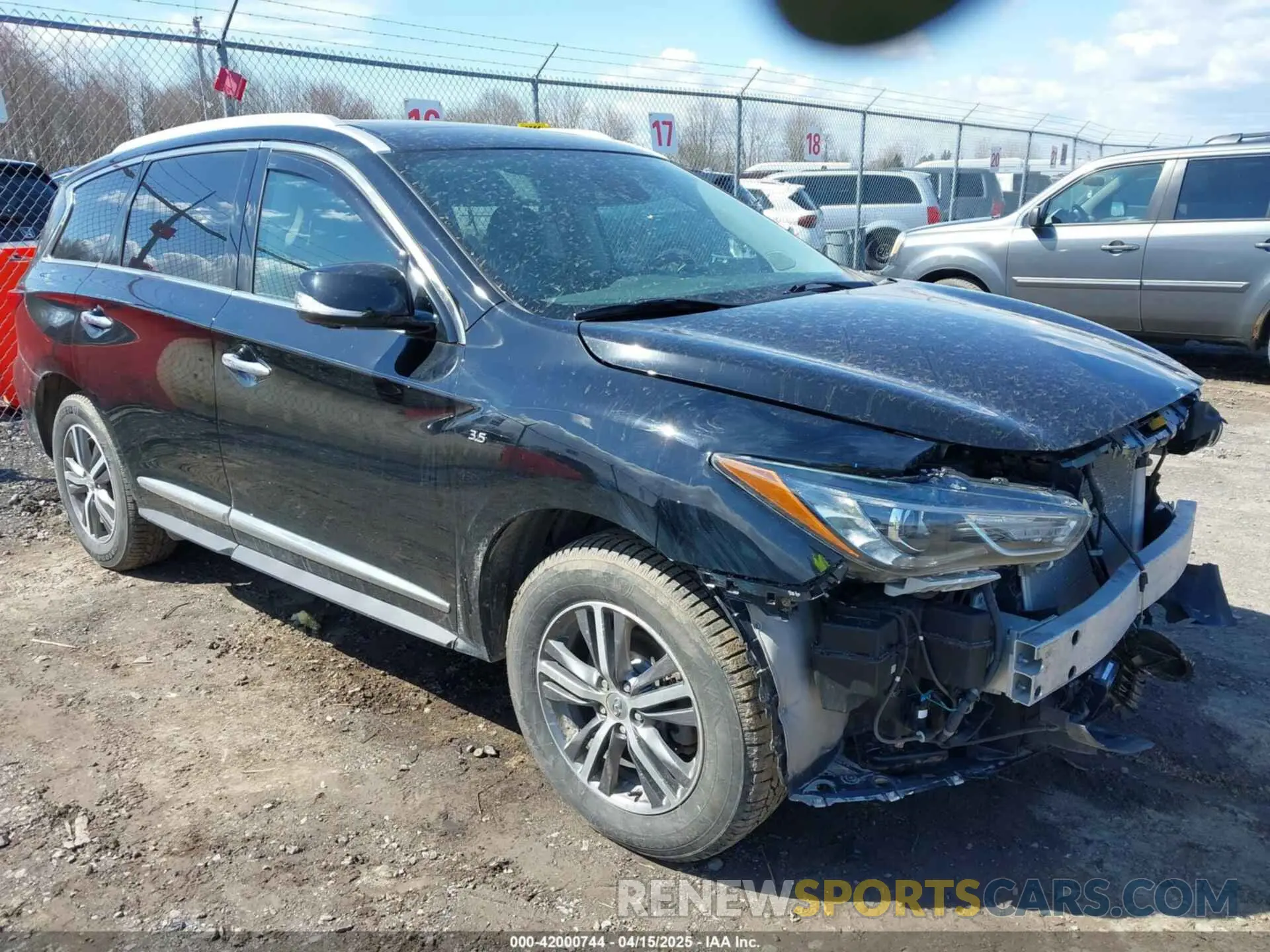 1 Photograph of a damaged car 5N1DL0MM9LC502865 INFINITI QX60 2020