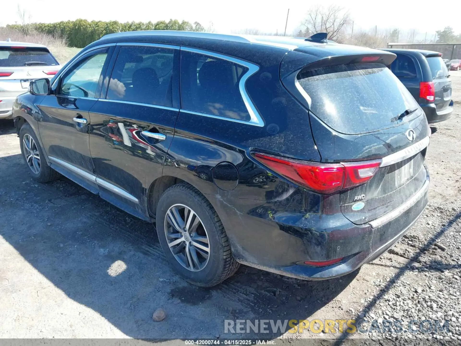 3 Photograph of a damaged car 5N1DL0MM9LC502865 INFINITI QX60 2020