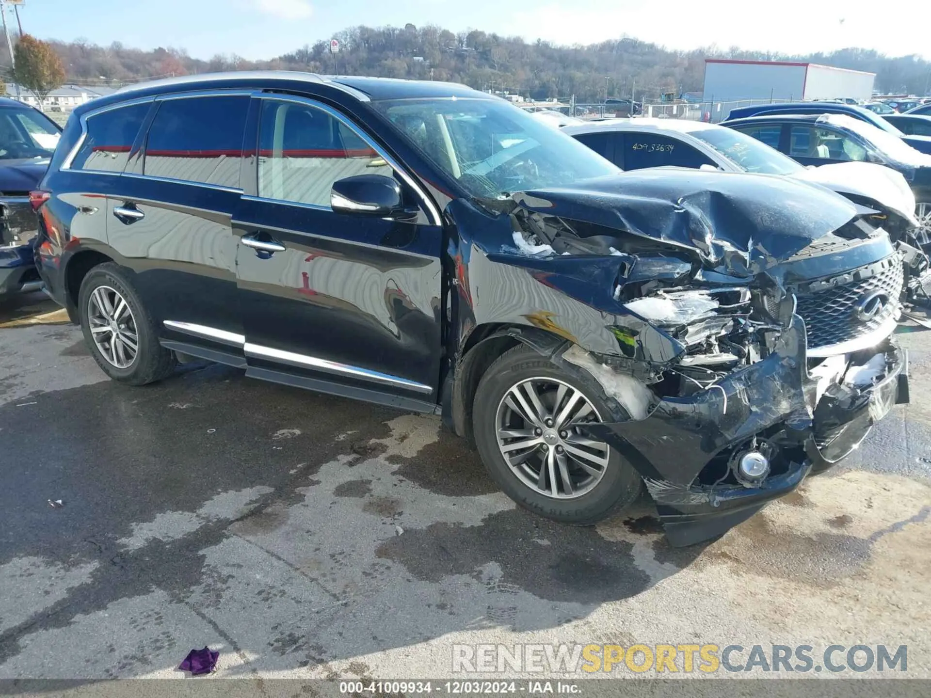1 Photograph of a damaged car 5N1DL0MM9LC503417 INFINITI QX60 2020