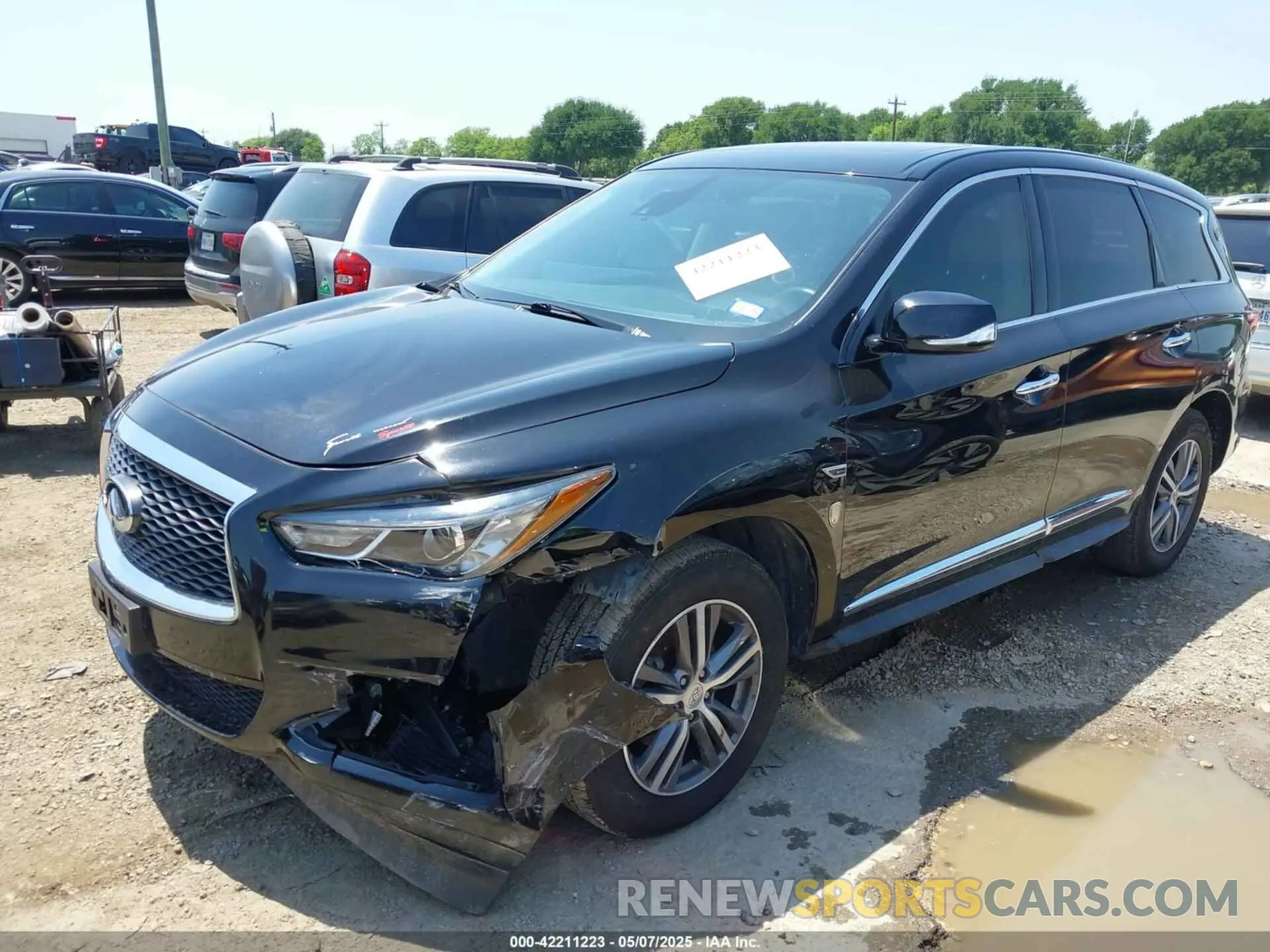 2 Photograph of a damaged car 5N1DL0MM9LC516314 INFINITI QX60 2020