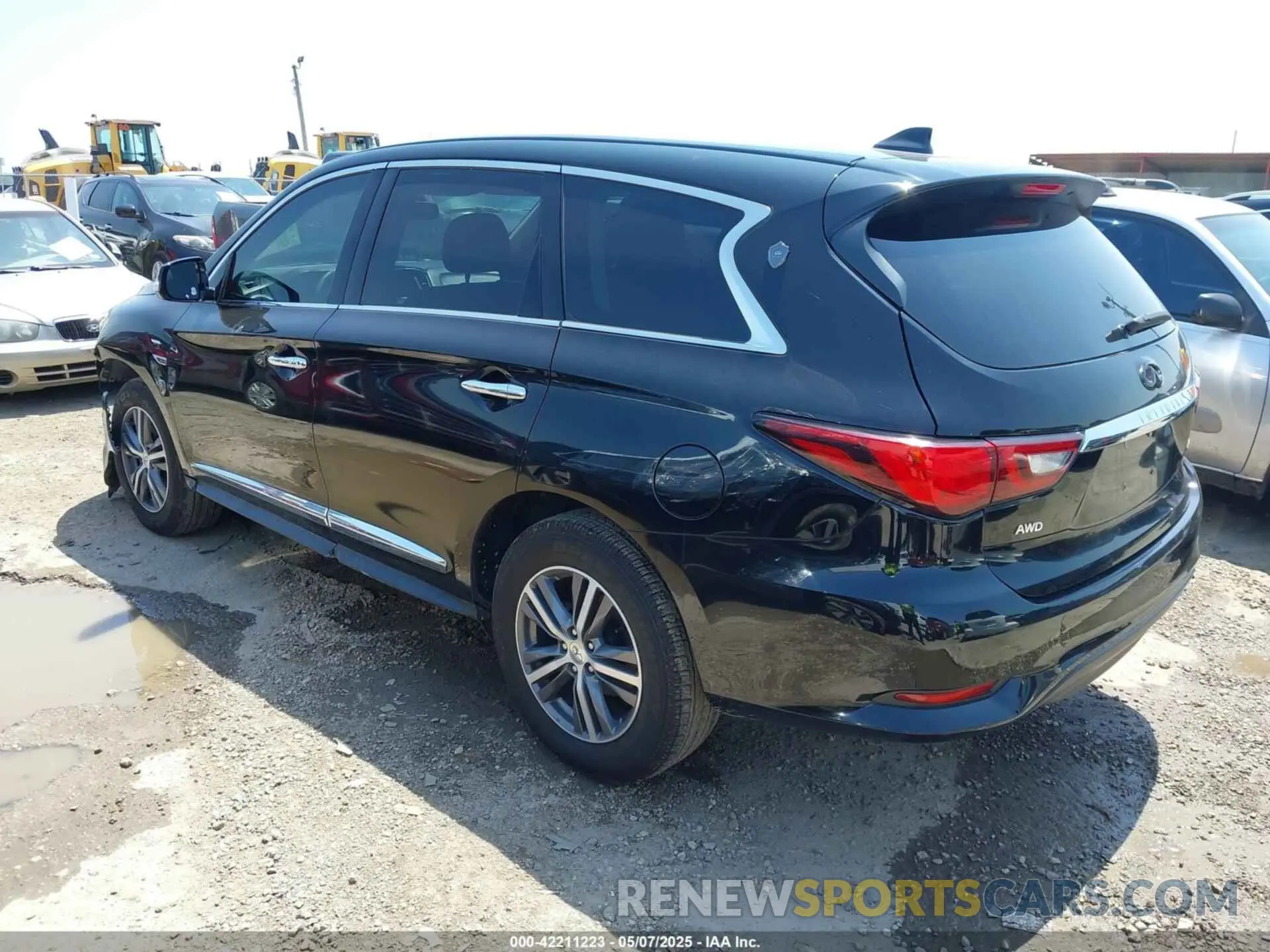 3 Photograph of a damaged car 5N1DL0MM9LC516314 INFINITI QX60 2020