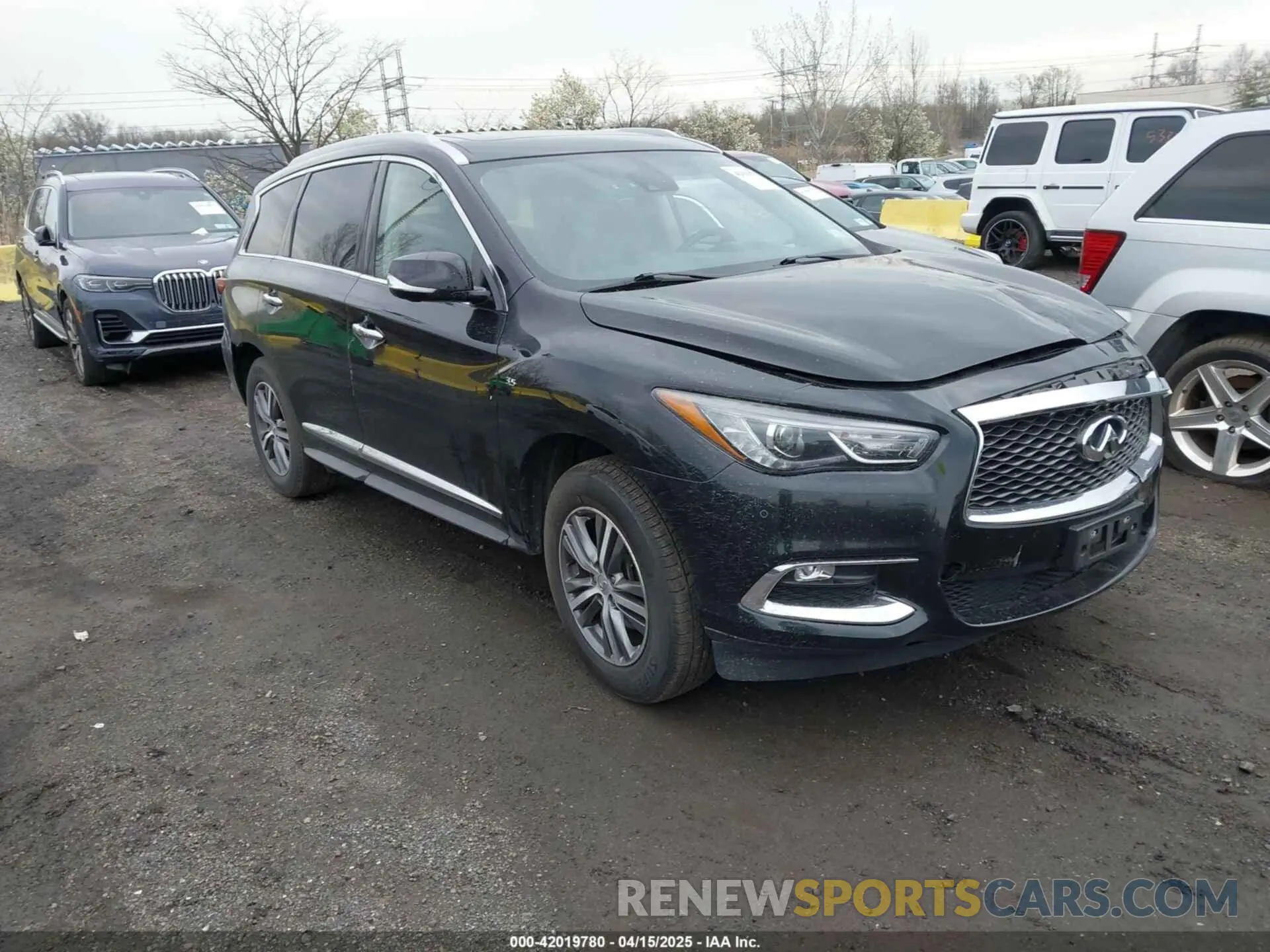 1 Photograph of a damaged car 5N1DL0MM9LC518225 INFINITI QX60 2020