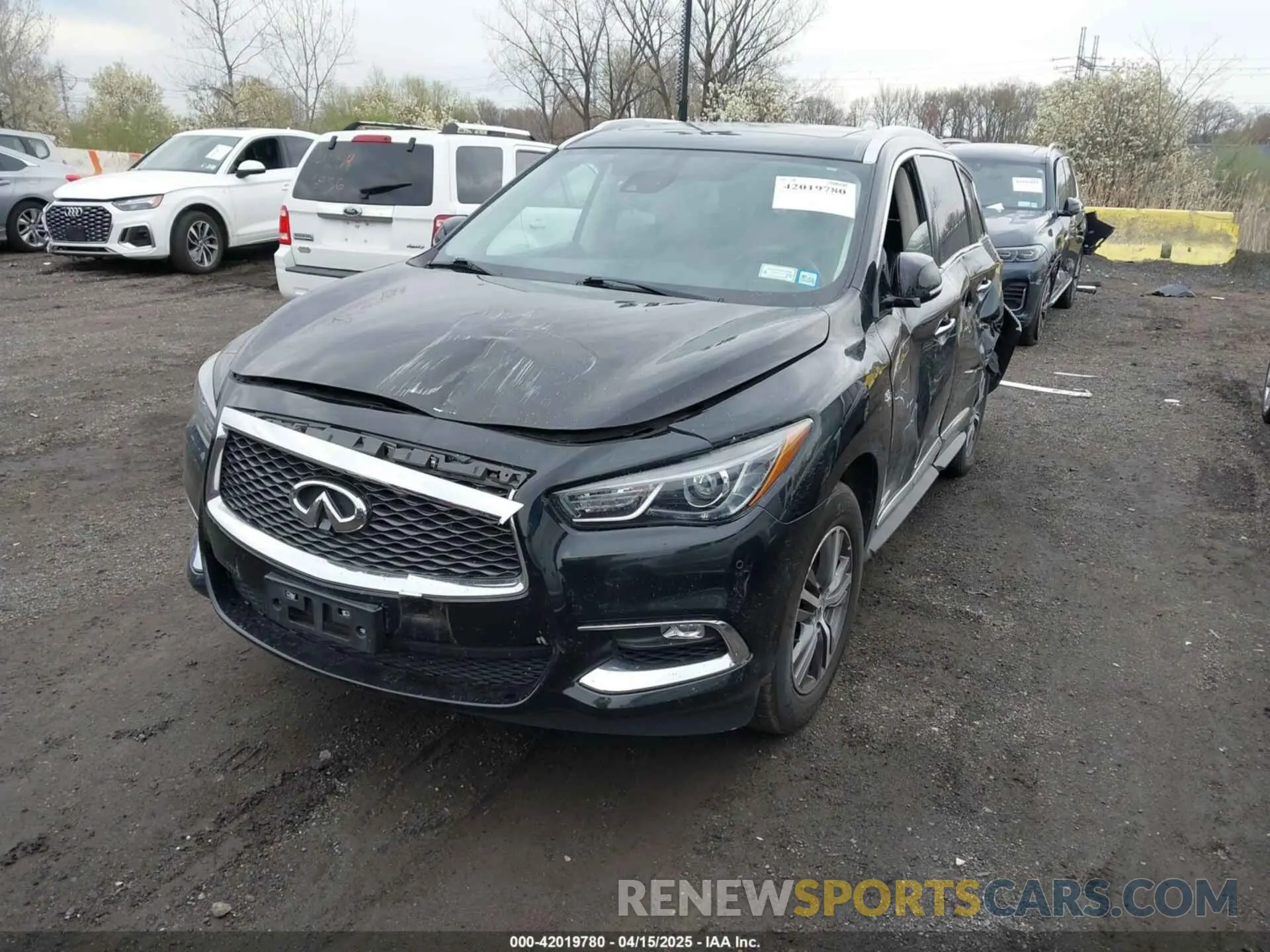 2 Photograph of a damaged car 5N1DL0MM9LC518225 INFINITI QX60 2020