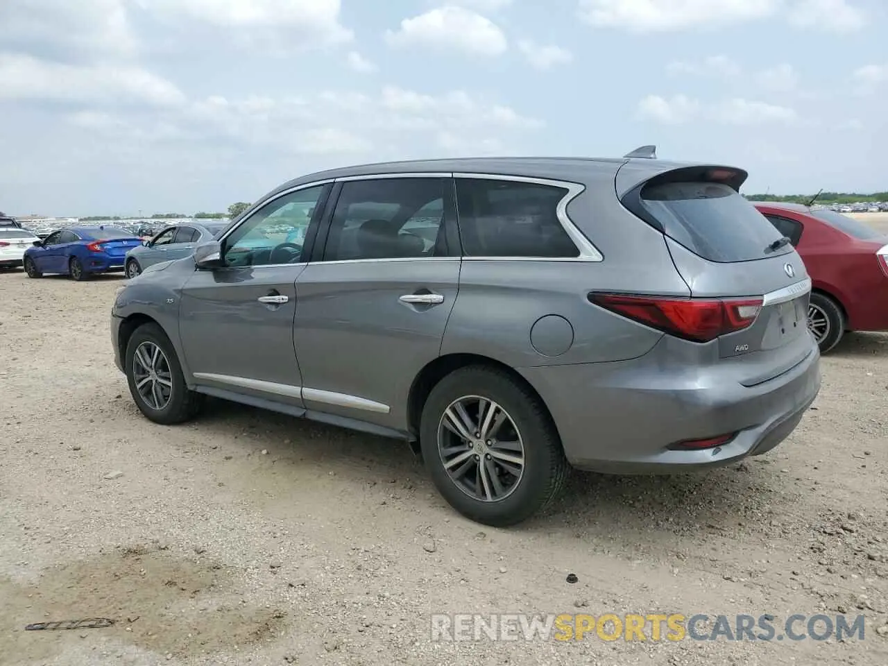 2 Photograph of a damaged car 5N1DL0MM9LC527149 INFINITI QX60 2020