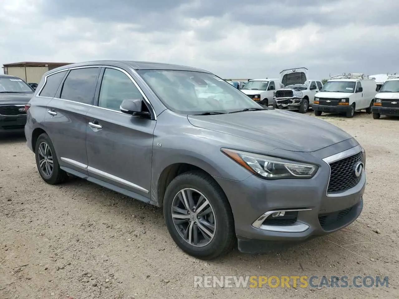 4 Photograph of a damaged car 5N1DL0MM9LC527149 INFINITI QX60 2020