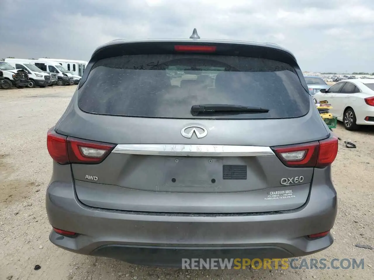 6 Photograph of a damaged car 5N1DL0MM9LC527149 INFINITI QX60 2020